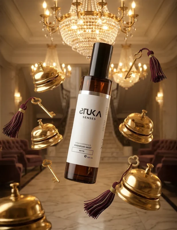 Notas de frescura vibrante de nuestro spray aromatizante de lujo stuka senses 01