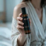 Lavender Oak Spray Aromatizante ambientando un espacio de descanso y calma nocturna